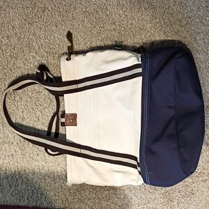 HERITAGE SUPPLY COMPANY Large Canvas Tote Beach Weekender Picnic Bag